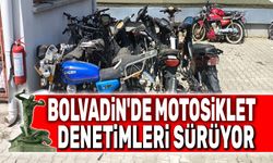 Bolvadin'de motosiklet denetimleri sürüyor