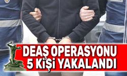 Afyon'da DEAŞ operasyonu, 5 kişi yakalandı