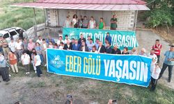 CHP Milletvekillerinden Eber Gölü Yaşasın Hareketi'ne destek.