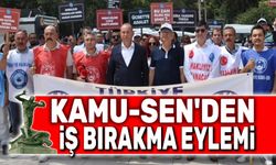 Kamu-Sen'den iş bırakma eylemi