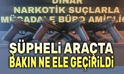 Şüpheli araçta bakın ne ele geçirildi