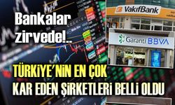 Bankalar yine zirvede!..