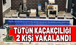 Afyon'da tütün kaçakçılığı, 2 kişi yakalandı