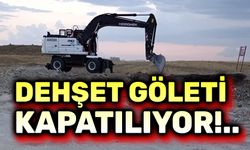 Facia göleti kapatılıyor!..