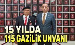 15 yılda 115 Gazilik unvanı