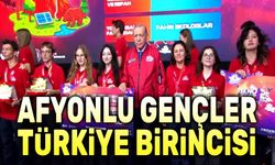 Afyonlu gençler Türkiye birincisi!..