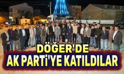 İhsaniye Döğer'de AK Parti'ye katılım töreni