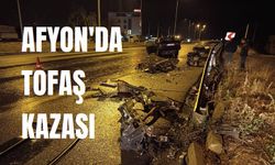 Afyon'da Tofaş kazası, 1 ölü