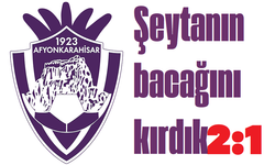 1923 Afyonkarahisarspor, ilk galibiyetini aldı