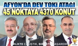 Afyon'da 45 noktada 4370 TOKİ konutu yapılacak!..