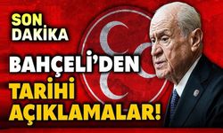 Devlet Bahçeli'den tarihi açıklamalar