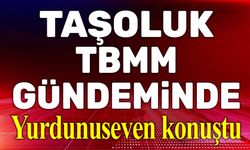 Taşoluk, TBMM gündemine taşındı!..