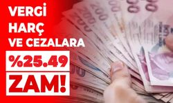 2026'da Vergi, harç ve cezalara %25 zam