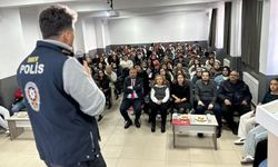 Afyon'da polisten öğrencilere SİBERAY eğitimi