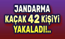 Jandarma'dan suçlulara darbe: 42 kişi yakalandı