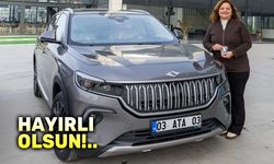 Başkan Burcu Köksal, TOGG'u teslim aldı