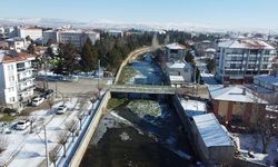 Gali Çayı buz tuttu!..