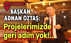 Başkan Adnan Öztaş: Projelerimizden geri adım yok