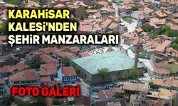 Karahisar Kalesinden çekilmiş şehir görüntüleri