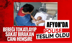 O hemşire Afyon'da polise teslim oldu