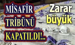 Zafer Stadyumu misafir tribünleri kapatıldı!..