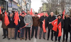 Afyon'da Bayrak Yürüyüşü yapıldı!..