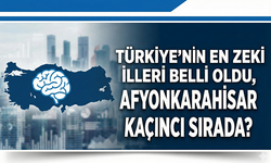 Türkiye'nin en zeki illeri belli oldu, Afyonkarahisar kaçıncı sırada?