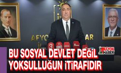 Muhammet Mısırlıoğlu: Bu sosyal devlet değil, yoksulluğun itirafıdır