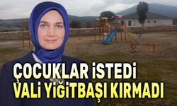 Çocuklar istedi, vali kırmadı