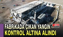 Fabrikada çıkan yangın kontrol altına alındı