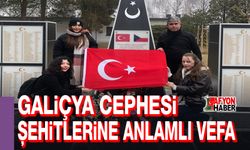 Galiçya Cephesi şehitlerine anlamlı vefa