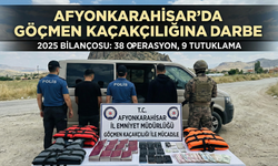 Afyon'da 2025'te 38 mülteci operasyonu yapıldı