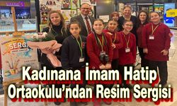 Kadınana İmam Hatip Ortaokulu’ndan Resim Sergisi