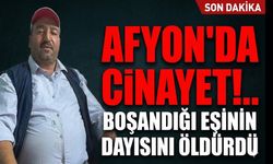 Boşandığı eşinin dayısını ölldürdü