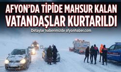 Tipide mahsur kalan vatandaşlar kurtarıldı