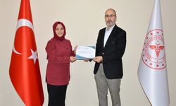 Sandıklı Palyatif personeline teşekkür belgesi