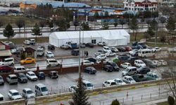 AFSÜ Hastanesine iftar çadırı kuruldu