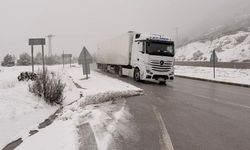 Afyon'da yükseklere kar yağışı etkili oldu