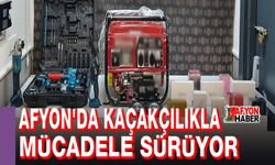 Afyon'da kaçakçılıkla mücadele sürüyor