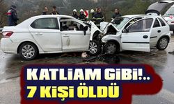 Katliam gibi kaza, 7 kişi öldü