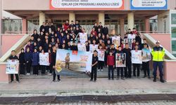 Jandarma, öğrencilere trafik eğitimi verdi