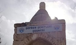 Deprem Şehitleri Çeşmesi, Asri Mezarlık’ta duygulandırıyor