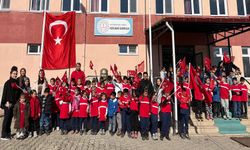 Kızıldağ İlkokulu’nda Bayrak etkinliği