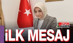 Vali Doç. Dr. Kübra Güran Yiğitbaşı'nın ilk mesajı