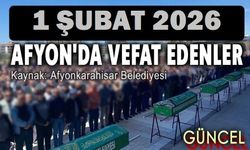 1 Şubat 2026 Afyon vefat haberleri