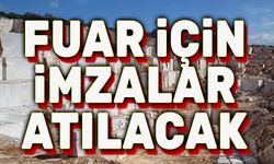 Afyonkarahisar 2. Blok Mermer Fuarı için imzalar atılıyor