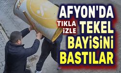 Afyon'da Tekel bayisini bastılar!.. Video haber