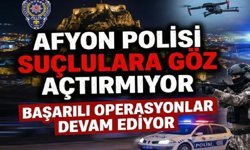 Afyonkarahisar Emniyeti'nden bir haftalık bilanço