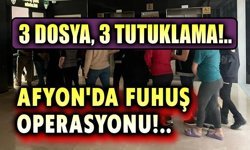 Afyon'da fuhush operasyonu: 3 kişi tutuklandı!..