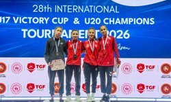 Afyonlu genç güreşçiler fırtına gibi!..